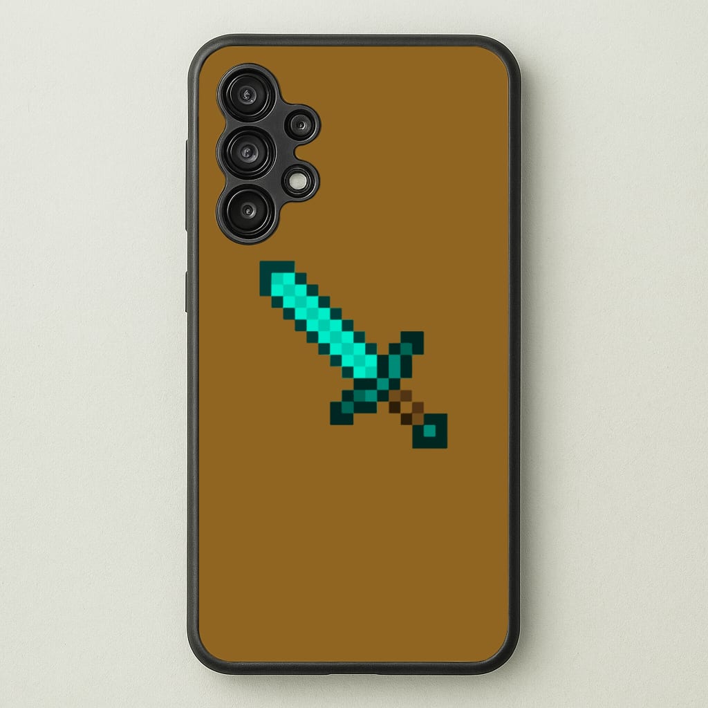 Diamond Sword - Mining  - Minecraft Phone Case for Galaxy A13
