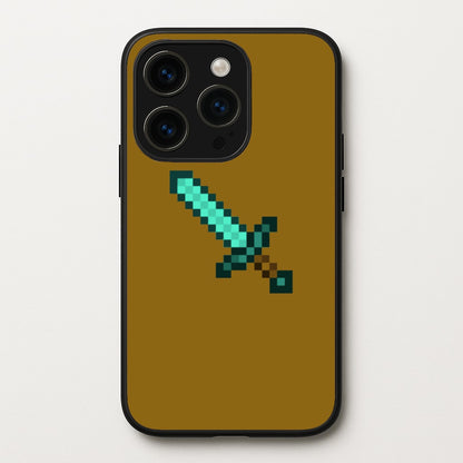 Diamond Sword - Mining  - Minecraft Phone Case for iPhone 15 Pro Max