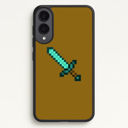 Diamond Sword - Mining  - Minecraft Phone Case for Galaxy S25 Edge