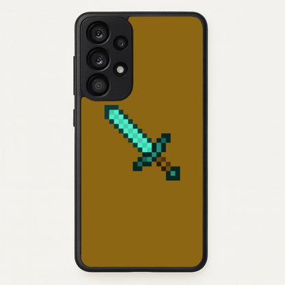 Diamond Sword - Mining  - Minecraft Phone Case for Galaxy A53