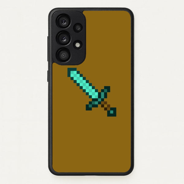 Diamond Sword - Mining  - Minecraft Phone Case for Galaxy A53