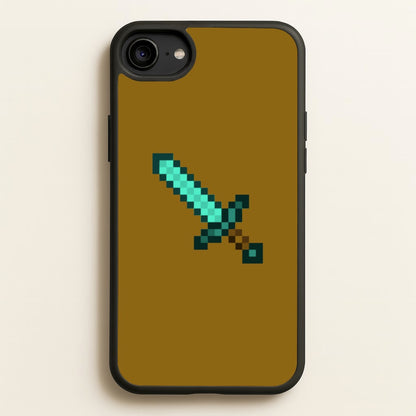 Diamond Sword - Mining  - Minecraft Phone Case for iPhone 6 / 7 / 8 / SE