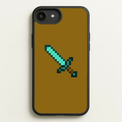Diamond Sword - Mining  - Minecraft Phone Case for iPhone 6 Plus / 7 Plus / 8 Plus