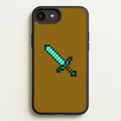 Diamond Sword - Mining  - Minecraft Phone Case for iPhone 6 Plus / 7 Plus / 8 Plus