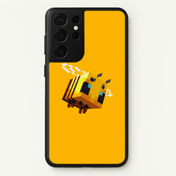 Mining Bee  - Minecraft Phone Case for Galaxy S21 Ultra