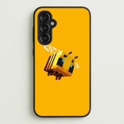 Mining Bee  - Minecraft Phone Case for Galaxy A14