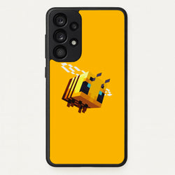 Mining Bee  - Minecraft Phone Case for Galaxy A33
