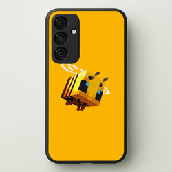 Mining Bee  - Minecraft Phone Case for Galaxy A35