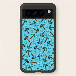 Diamond Axe Pattern  - Minecraft Phone Case for Google Pixel 8 Pro
