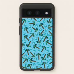 Diamond Axe Pattern  - Minecraft Phone Case for Google Pixel 8a