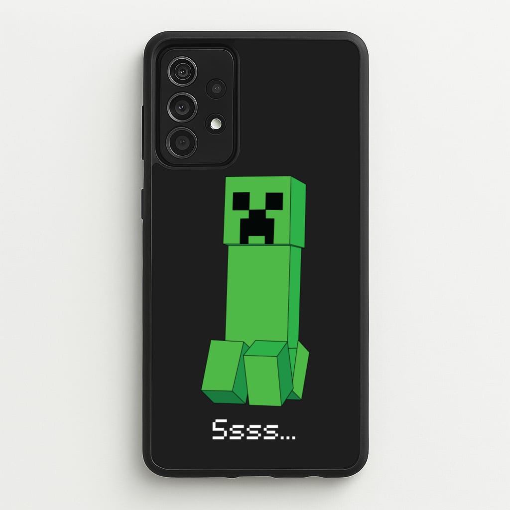 Creeper Standing  - Minecraft Phone Case for Galaxy A52 / A52s