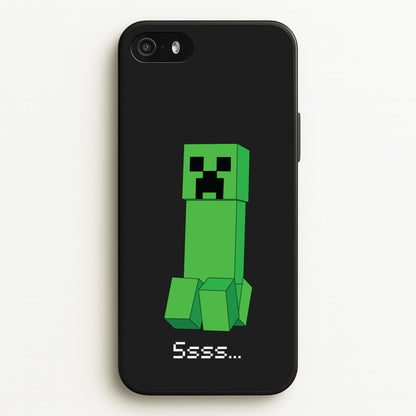 Creeper Standing  - Minecraft Phone Case for iPhone 5 / 5s / SE 2016