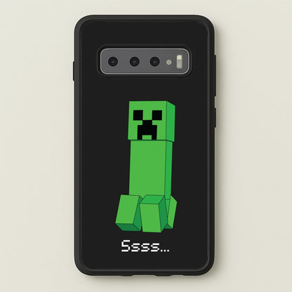 Creeper Standing  - Minecraft Phone Case for Galaxy S10