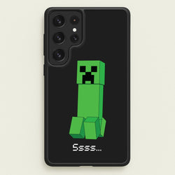 Creeper Standing  - Minecraft Phone Case for Galaxy S23 Ultra
