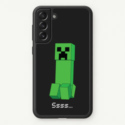 Creeper Standing  - Minecraft Phone Case for Galaxy S21 Plus