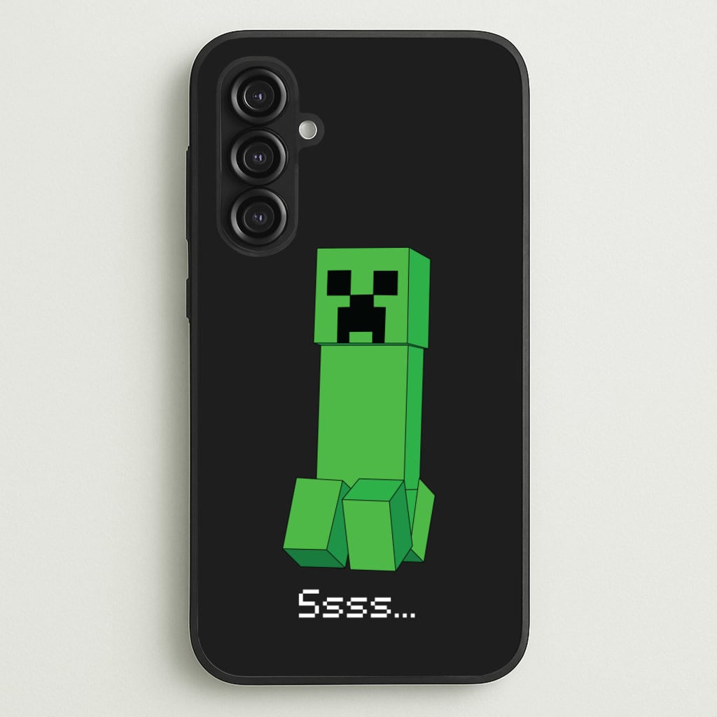Creeper Standing  - Minecraft Phone Case for Galaxy S23FE
