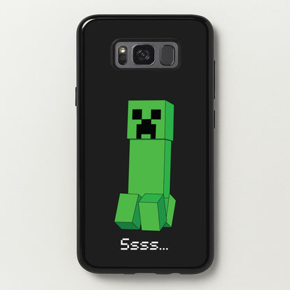 Creeper Standing  - Minecraft Phone Case for Galaxy S8 Plus