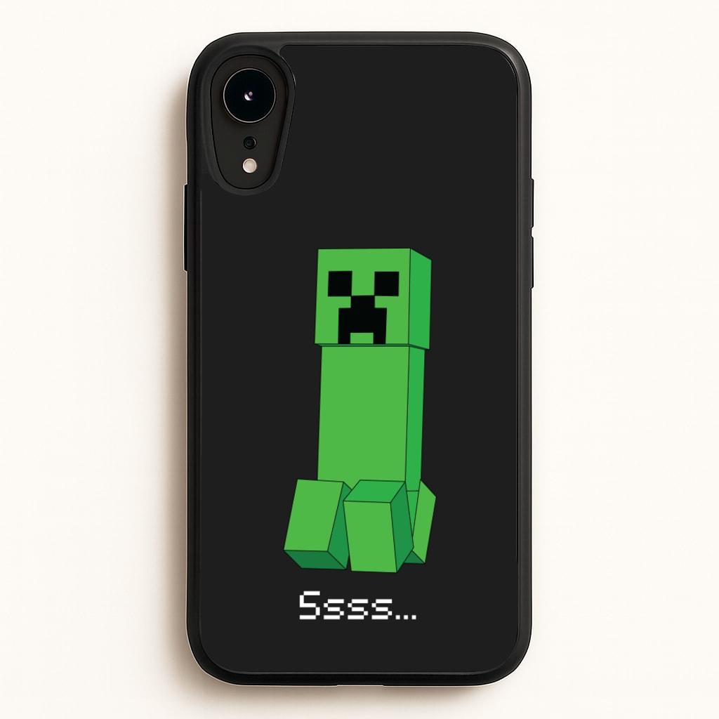 Creeper Standing  - Minecraft Phone Case for iPhone XR