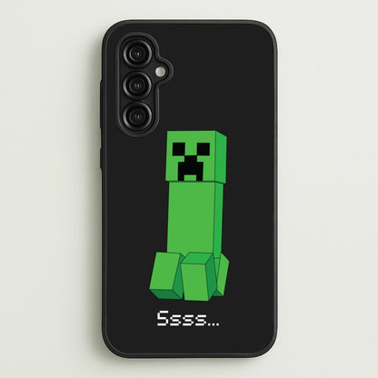 Creeper Standing  - Minecraft Phone Case for Galaxy A14