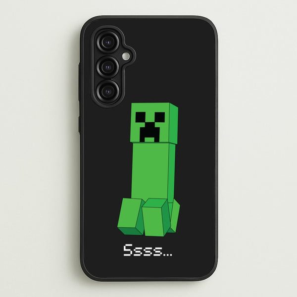 Creeper Standing  - Minecraft Phone Case for Galaxy A14