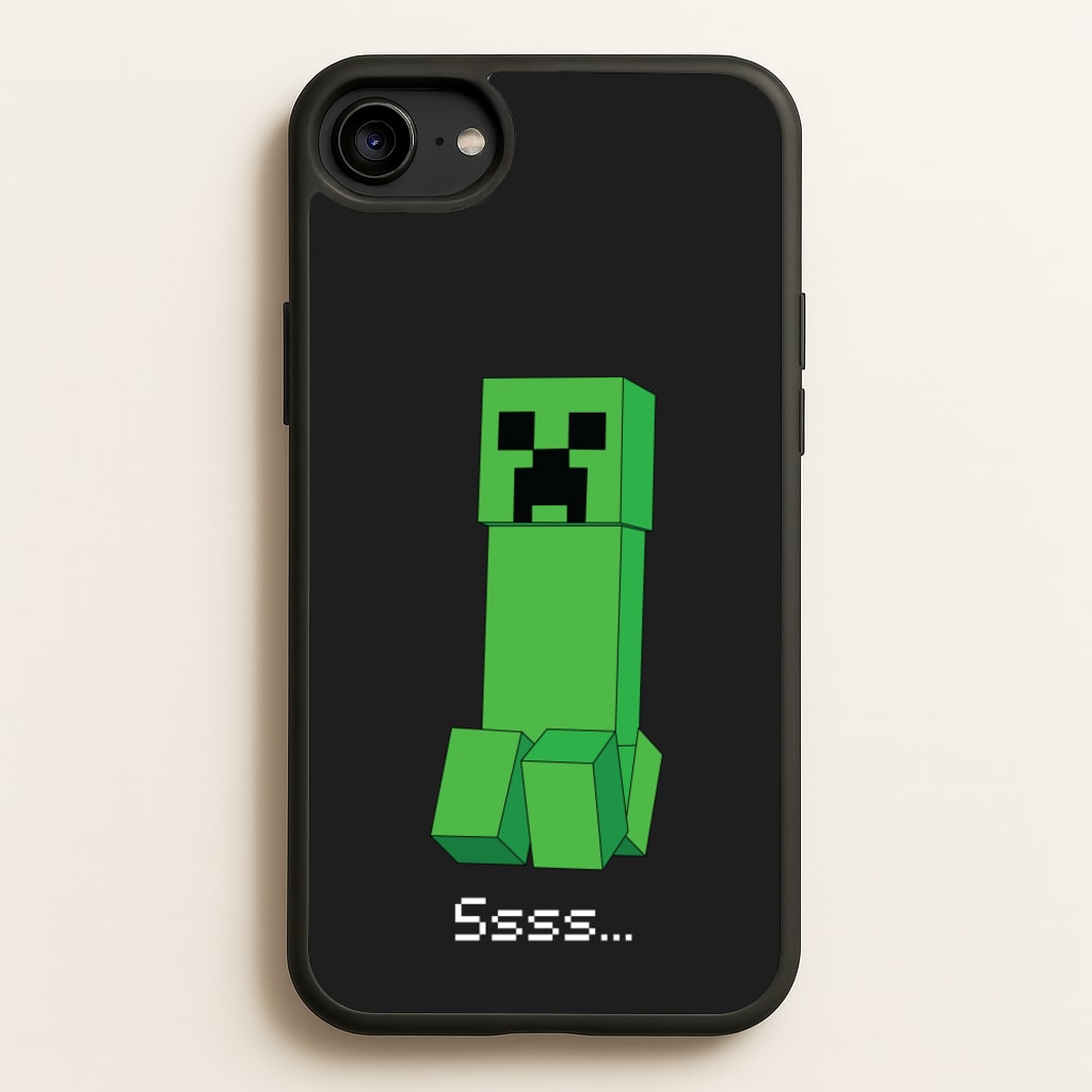 Creeper Standing  - Minecraft Phone Case for iPhone 6 / 7 / 8 / SE