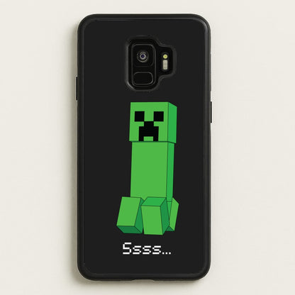 Creeper Standing  - Minecraft Phone Case for Galaxy S9