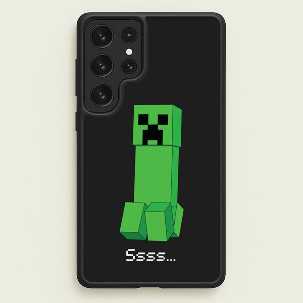 Creeper Standing  - Minecraft Phone Case for Galaxy S22 Ultra