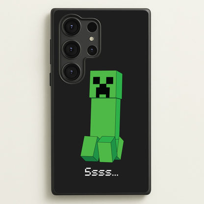 Creeper Standing  - Minecraft Phone Case for Galaxy S25 Ultra