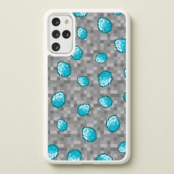 Diamond Pattern  - Minecraft Phone Case for Galaxy S20 Plus