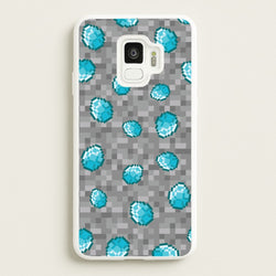 Diamond Pattern  - Minecraft Phone Case for Galaxy S9