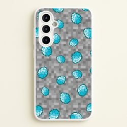 Diamond Pattern  - Minecraft Phone Case for Galaxy A54