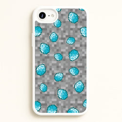Diamond Pattern  - Minecraft Phone Case for iPhone 6 Plus / 7 Plus / 8 Plus