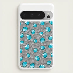 Diamond Pattern  - Minecraft Phone Case for Google Pixel 9 Pro XL