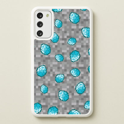 Diamond Pattern  - Minecraft Phone Case for Galaxy S20