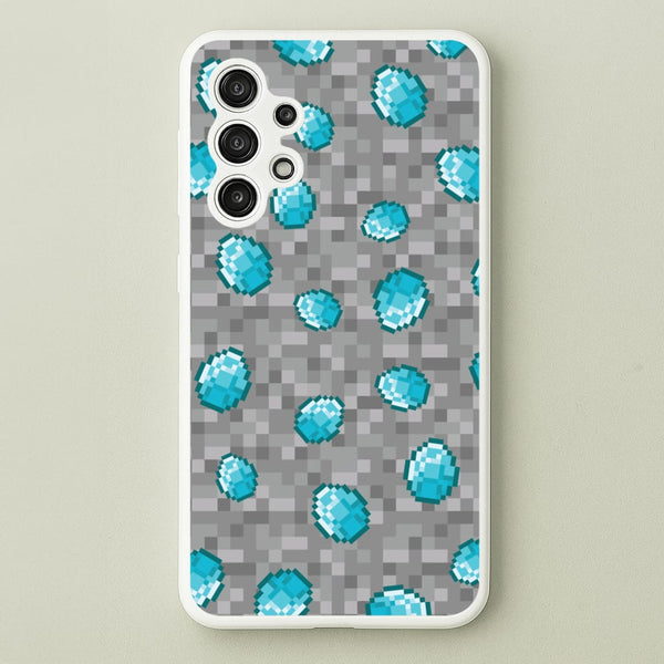 Diamond Pattern  - Minecraft Phone Case for Galaxy A13