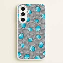 Diamond Pattern  - Minecraft Phone Case for Galaxy A16