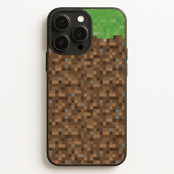 Dirt Block  - Minecraft Phone Case for iPhone 16 Pro Max