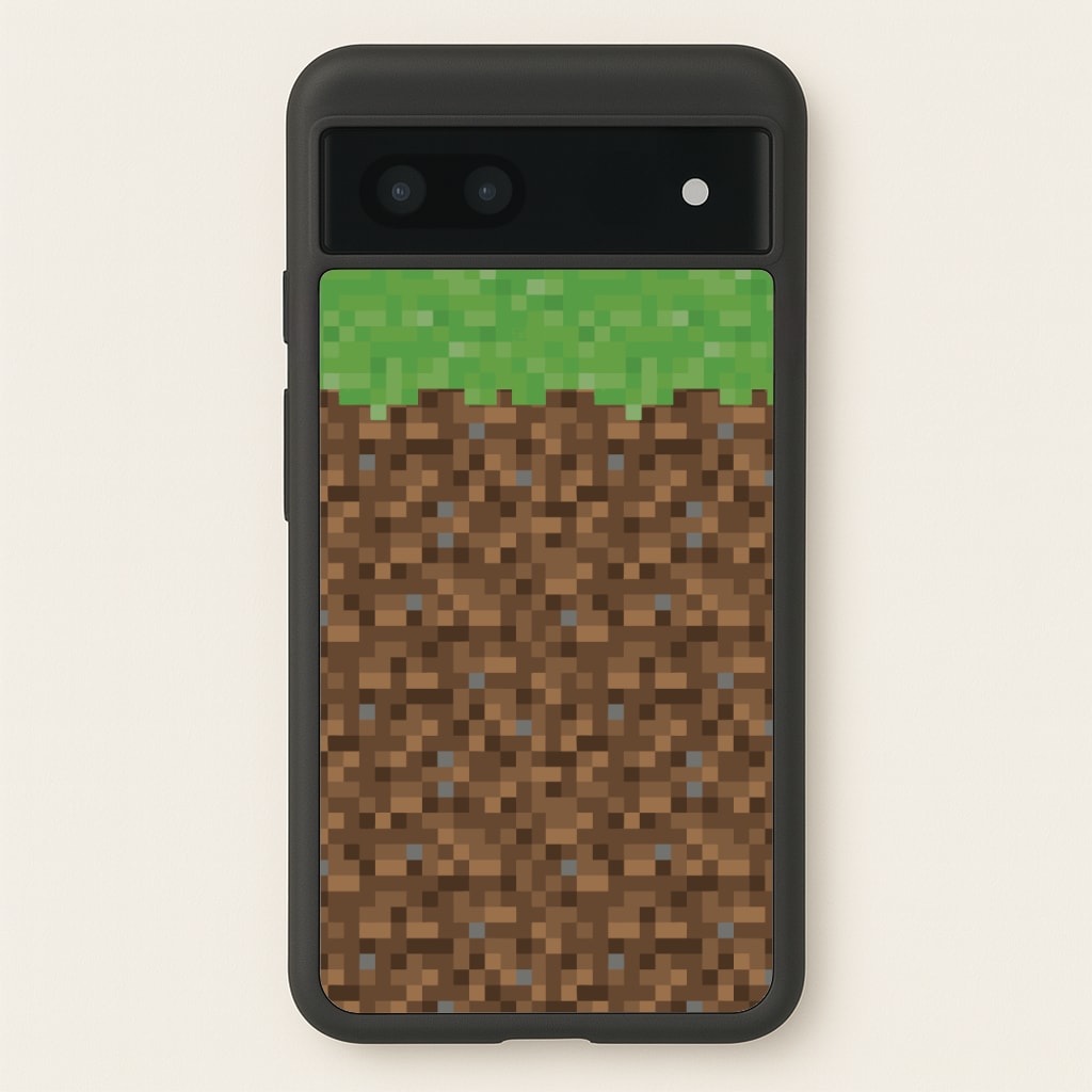 Dirt Block  - Minecraft Phone Case for Google Pixel 7a