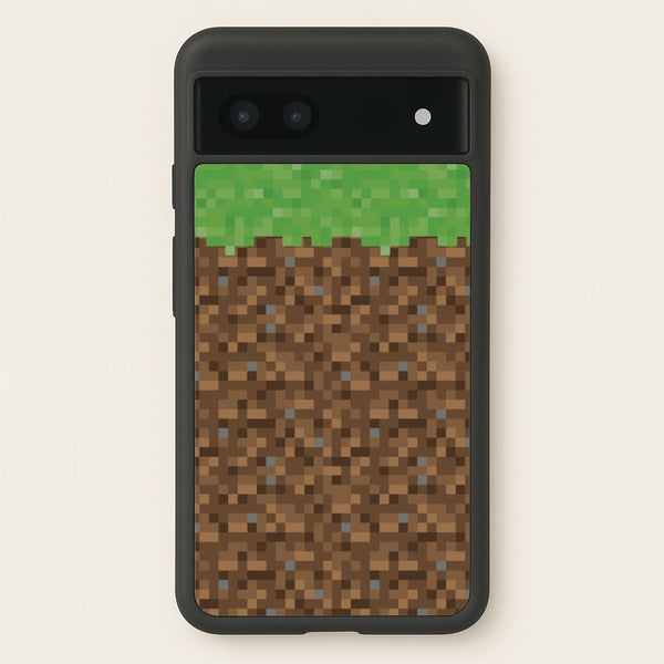Dirt Block  - Minecraft Phone Case for Google Pixel 7a