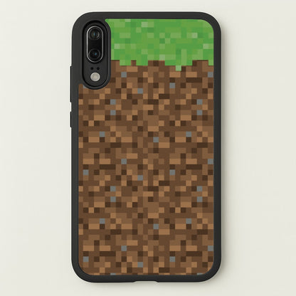 Dirt Block  - Minecraft Phone Case for Huawei P20