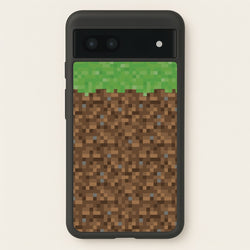 Dirt Block  - Minecraft Phone Case for Google Pixel 6a