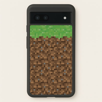 Dirt Block  - Minecraft Phone Case for Google Pixel 6a