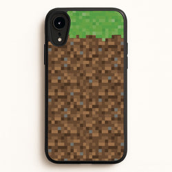 Dirt Block  - Minecraft Phone Case for iPhone XR