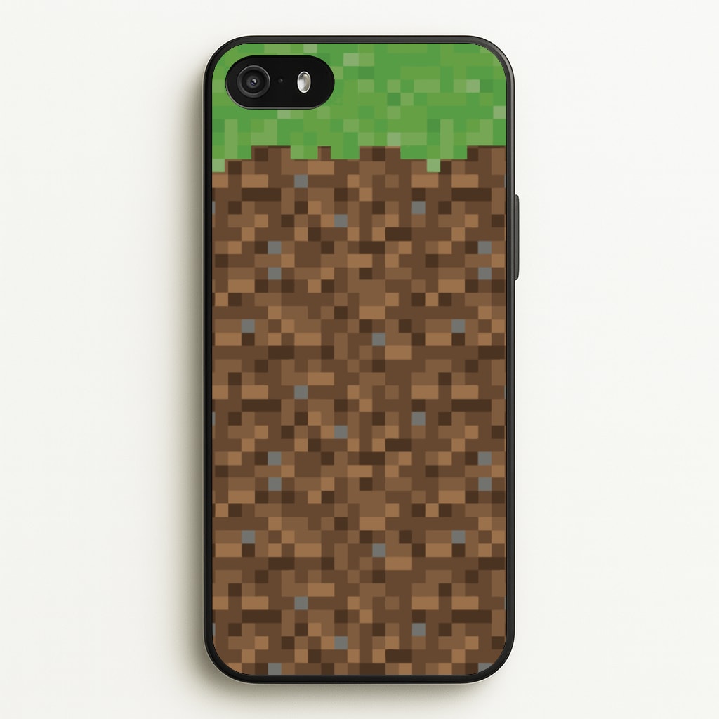 Dirt Block  - Minecraft Phone Case for iPhone 5 / 5s / SE 2016