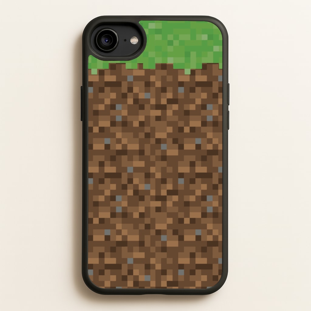 Dirt Block  - Minecraft Phone Case for iPhone 6 / 7 / 8 / SE