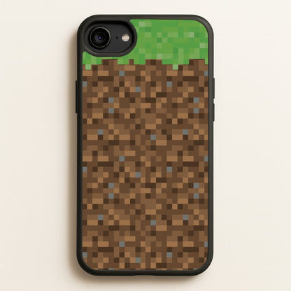 Dirt Block  - Minecraft Phone Case for iPhone 6 / 7 / 8 / SE