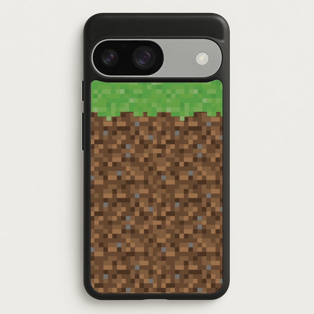 Dirt Block  - Minecraft Phone Case for Google Pixel 9 / 9 Pro