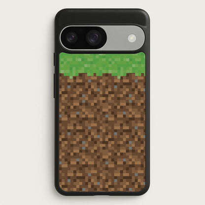 Dirt Block  - Minecraft Phone Case for Google Pixel 9 / 9 Pro