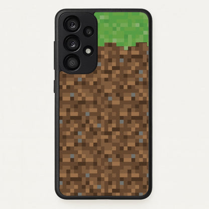 Dirt Block  - Minecraft Phone Case for Galaxy A33