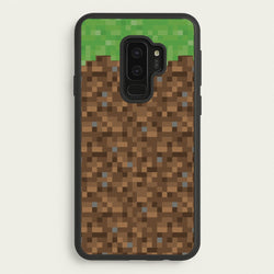 Dirt Block  - Minecraft Phone Case for Galaxy S9 Plus
